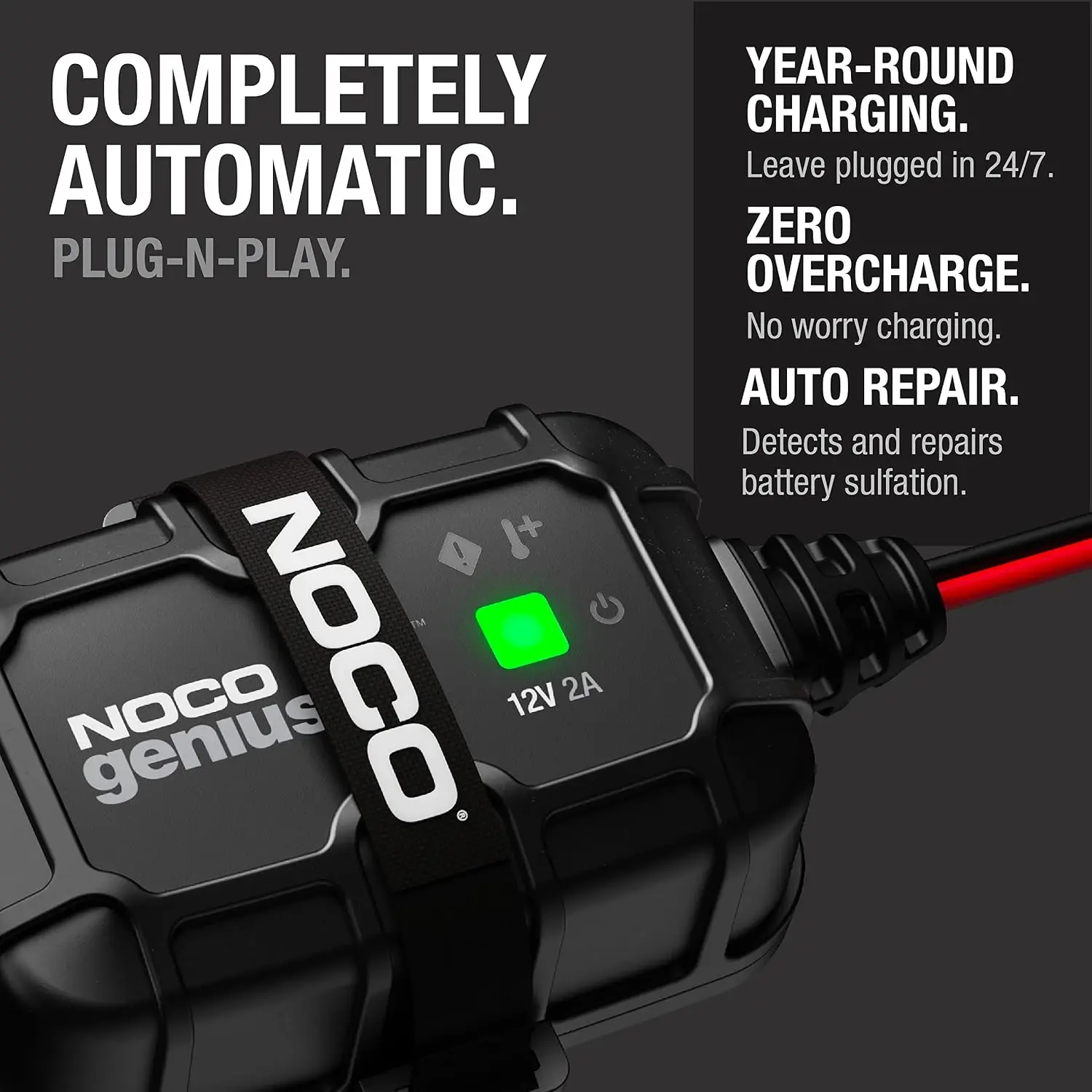 NOCO зарядно за акумулатор Battery Charger - GENIUS2D - 1A, Direct-Mount - image 3
