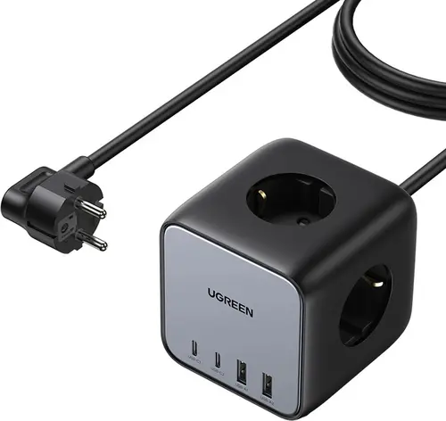 UGREEN DigiNest Cube 65W зарядна станция (2x USB-C, 2x USB-A)