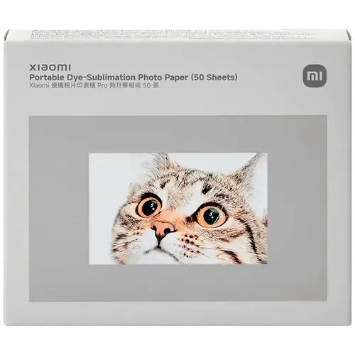 Xiaomi Portable Dye-Sublimation Photo Paper (50 Sheets)