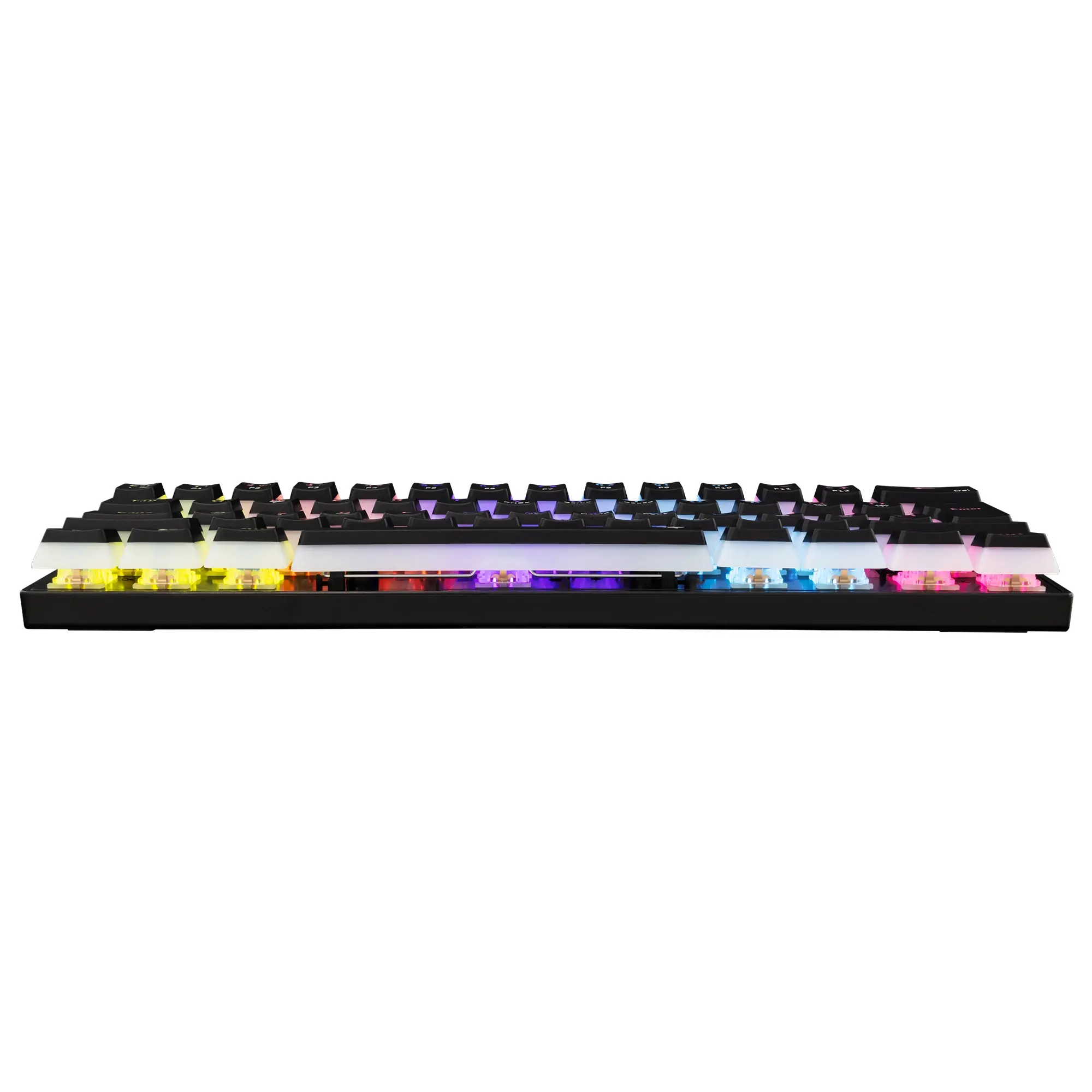 White Shark геймърска механична клавиатура Gaming Mechanical Keyboard ASHIKO 2 - Red Switches (English US), Black - image 4