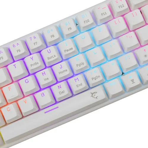 White Shark геймърска механична клавиатура Gaming Mechanical Keyboard WAKIZASHI 2 - Blue Switches (English US), White - 2