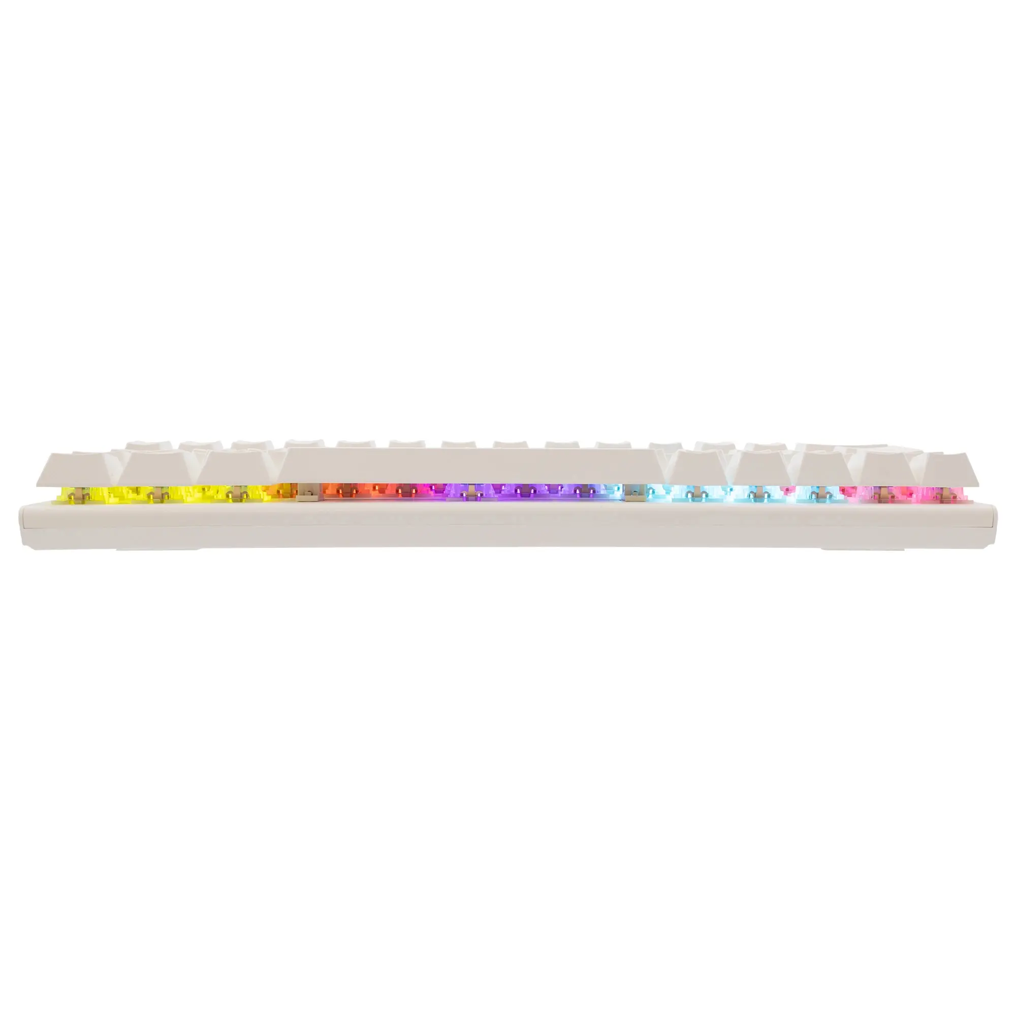 White Shark геймърска механична клавиатура Gaming Mechanical Keyboard WAKIZASHI 2 - Blue Switches (English US), White - image 4