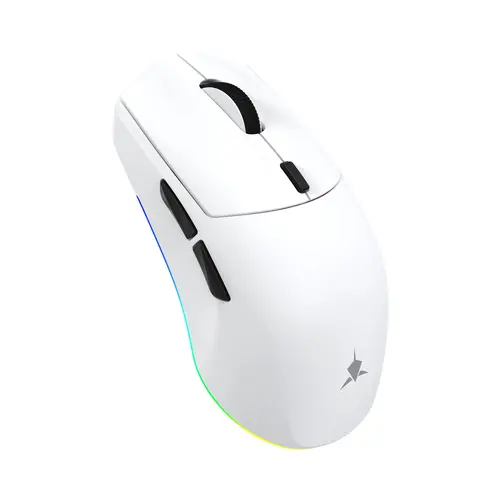White Shark професионална геймърска мишка Wireless Gaming Mouse CADOR - 10000dpi, 1000Hz, Bluetooth, White - image 1