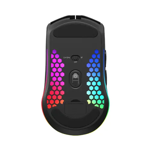 White Shark професионална геймърска мишка Wireless Gaming Mouse CADOR - 10000dpi, 1000Hz, Bluetooth, Black - image 3