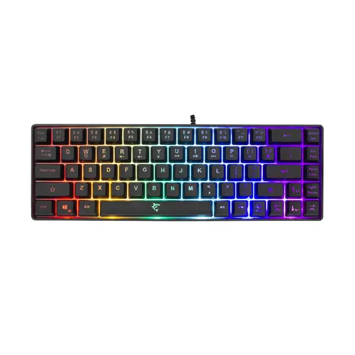 White Shark геймърска клавиатура Gaming Keyboard RONIN - Blue Switches (English US), Black