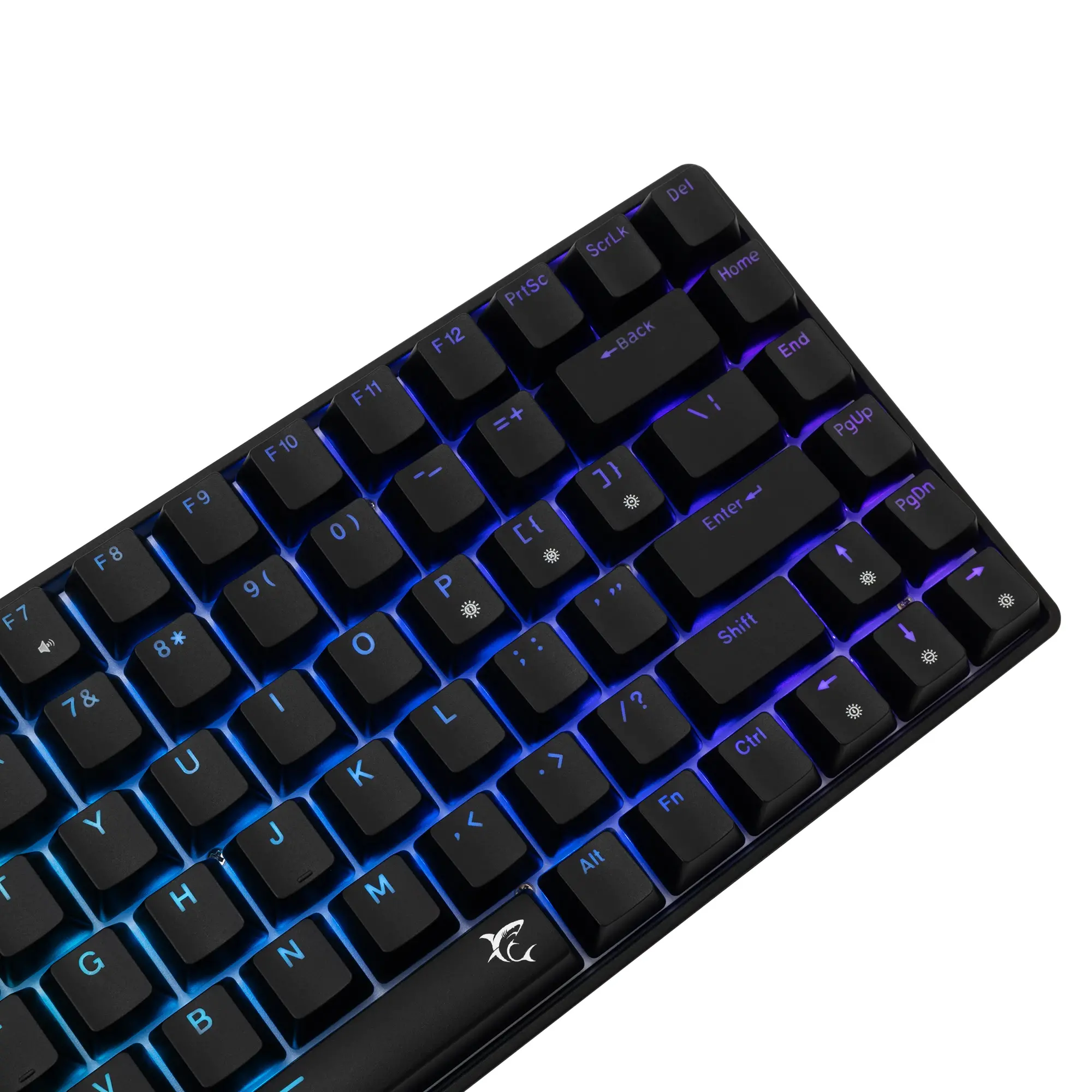 White Shark геймърска механична клавиатура Gaming Mechanical Keyboard HAMACHI - YUSYA 5P Blue Switches (English US), Black - image 3
