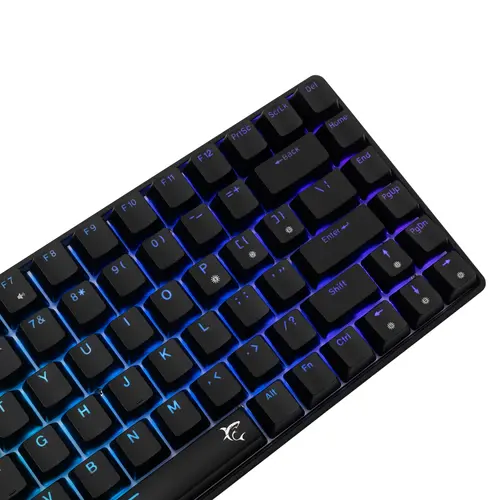 White Shark геймърска механична клавиатура Gaming Mechanical Keyboard HAMACHI - YUSYA 5P Blue Switches (English US), Black - image 3
