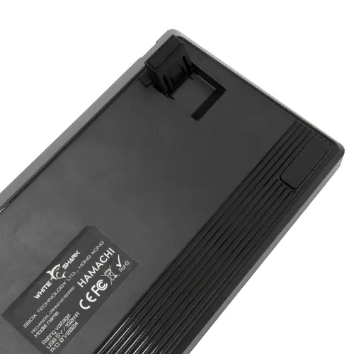 White Shark геймърска механична клавиатура Gaming Mechanical Keyboard HAMACHI - YUSYA 5P Blue Switches (English US), Black - image 8