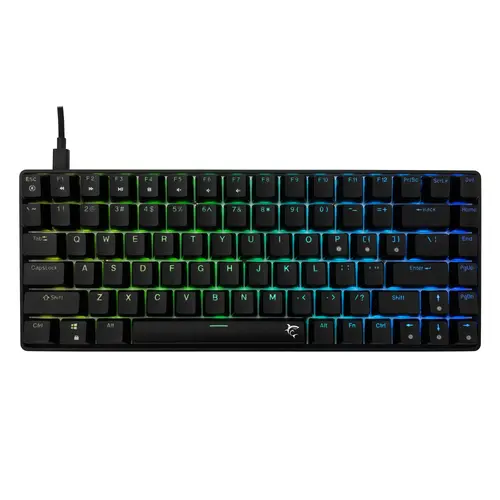 White Shark tastatură mecanică gaming HAMACHI - YUSYA 5P Blue Switches (Engleză US), Negru - 1