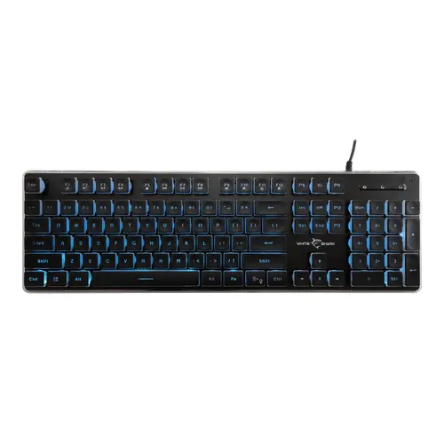 White Shark gaming πληκτρολόγιο TACHI - Low-Profile (Αγγλικό US), Μαύρο - 1