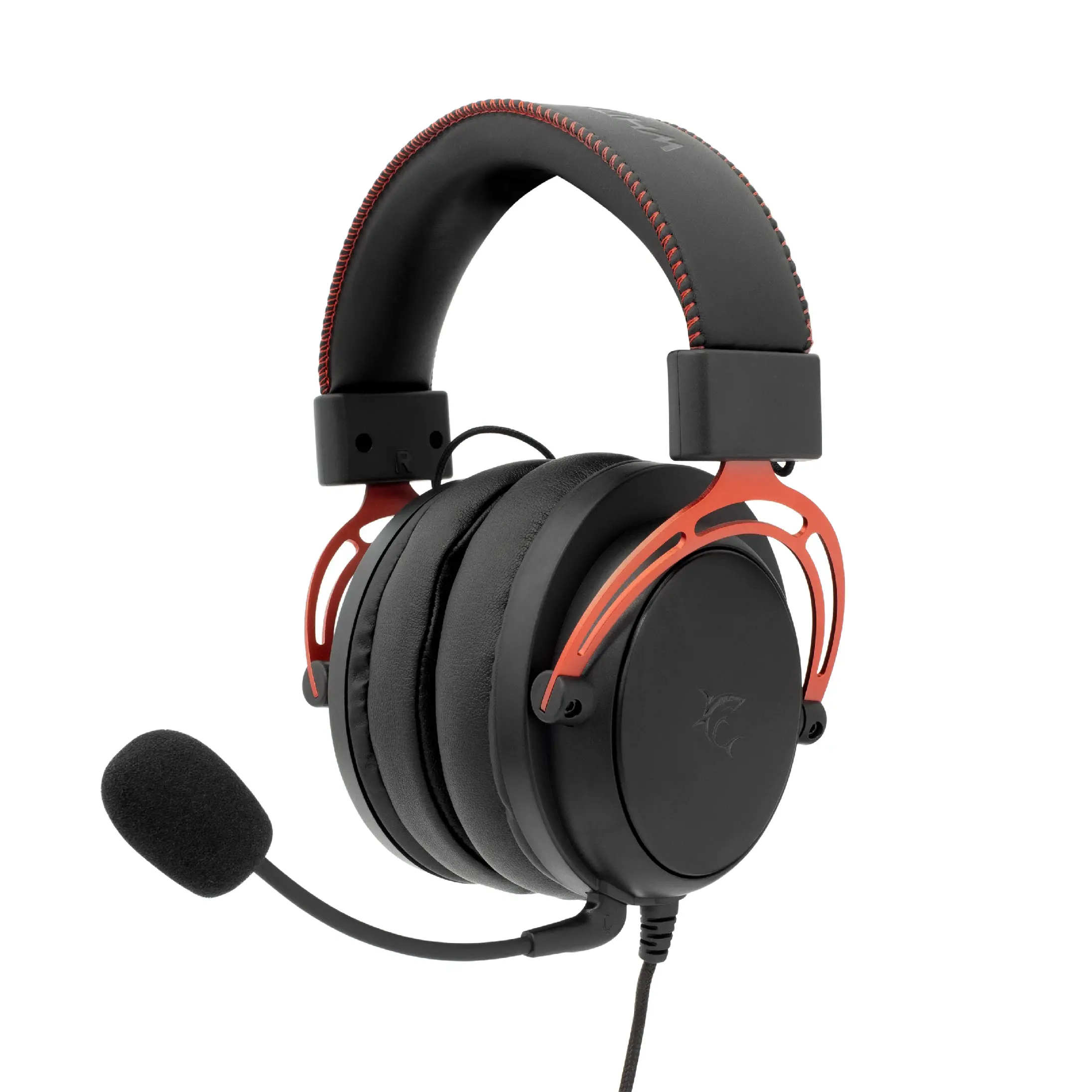 White Shark геймърски слушалки Gaming Headphones GORILLA BLACK/RED - 53mm, Stereo 2.0