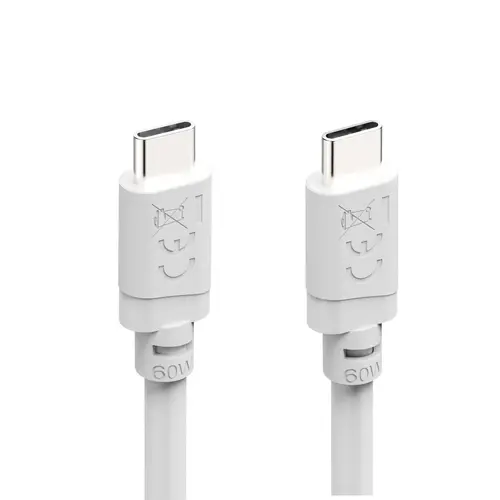 HAMA Кабел USB-C - USB-C, 60W, 2 м, бял - image 5