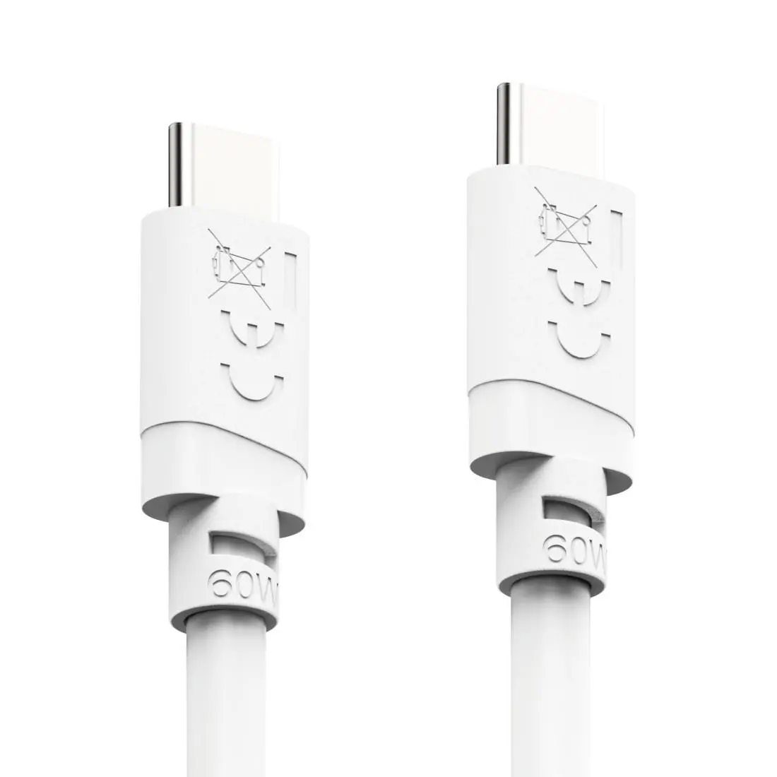 HAMA Кабел USB-C - USB-C, 60W, 2 м, бял - image 8