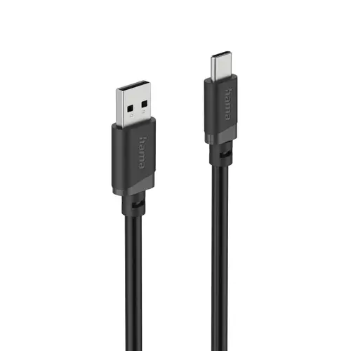 HAMA Кабел USB-A - USB-C, 2 м, черен - image 1