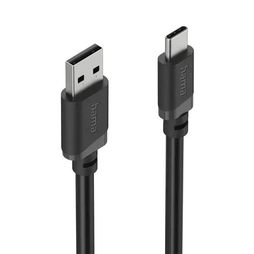 HAMA Кабел USB-A - USB-C, 2 м, черен - image 5