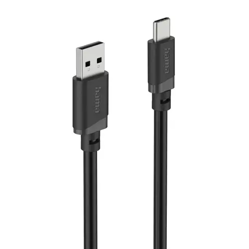 HAMA Кабел USB-A - USB-C, 2 м, черен - image 6