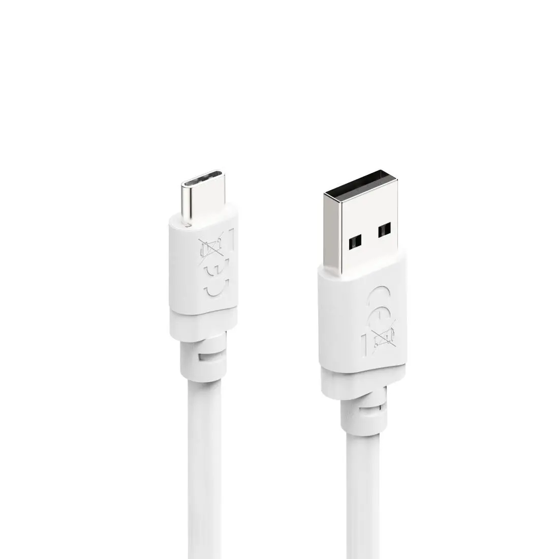 HAMA Кабел USB-A - USB-C, 2 м, бял - image 2