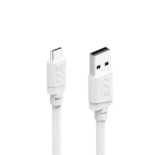 HAMA Кабел USB-A - USB-C, 2 м, бял - image 2