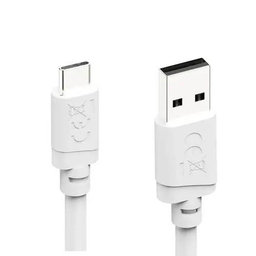 HAMA Кабел USB-A - USB-C, 2 м, бял - image 5