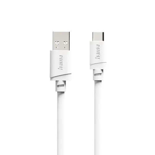 HAMA Кабел USB-A - USB-C, 2 м, бял