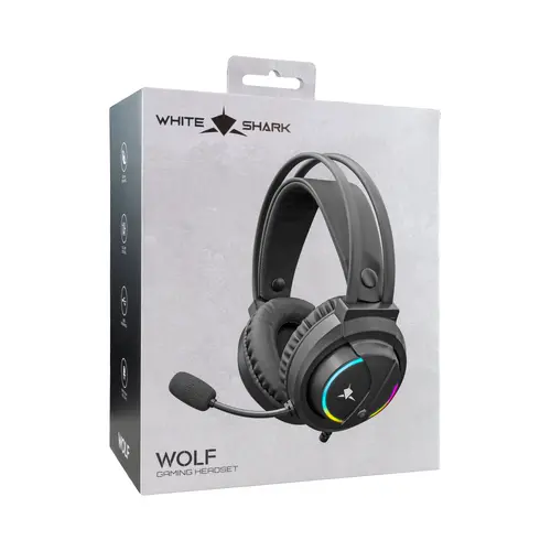 White Shark безжични геймърски слушалки Gaming Headphones WOLF - 50mm, PS4, Black - 6