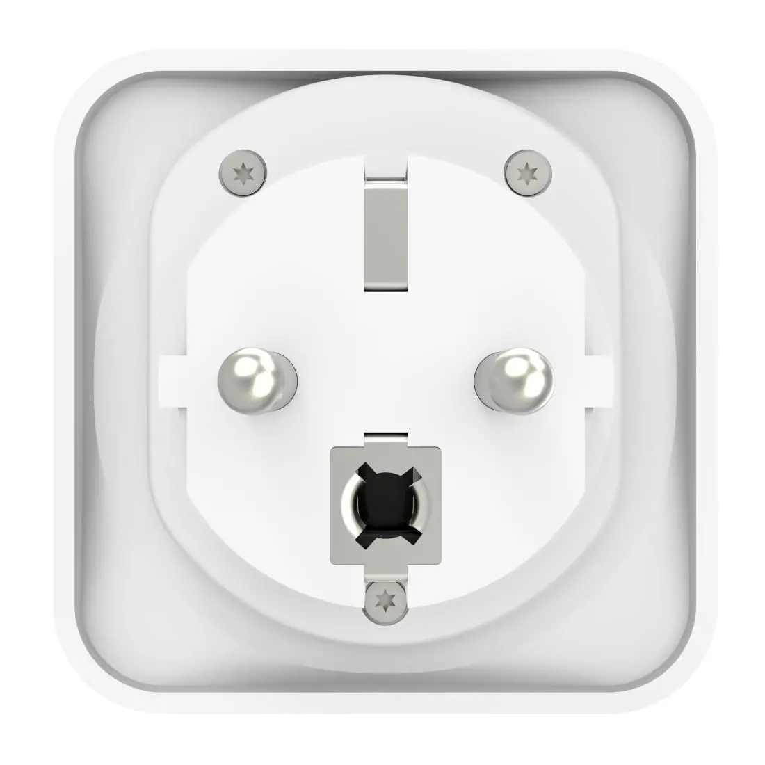 Travel Adapter тип E и F, 3-пинов, универсален, от цял свят към Европа, бял - image 4