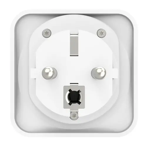 Travel Adapter тип E и F, 3-пинов, универсален, от цял ​​свят към Европа, бял - image 4