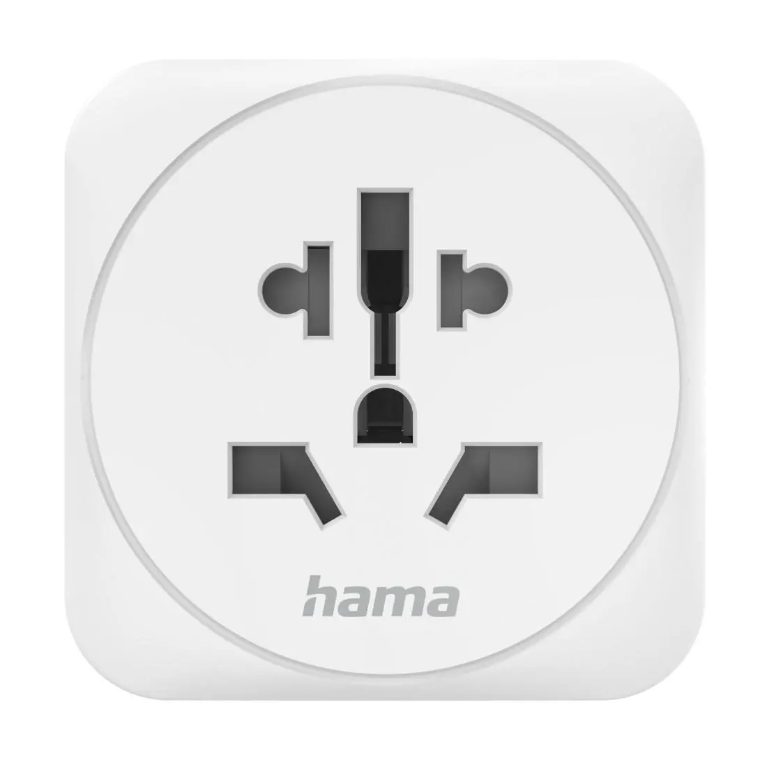 Travel Adapter тип E и F, 3-пинов, универсален, от цял свят към Европа, бял - image 8