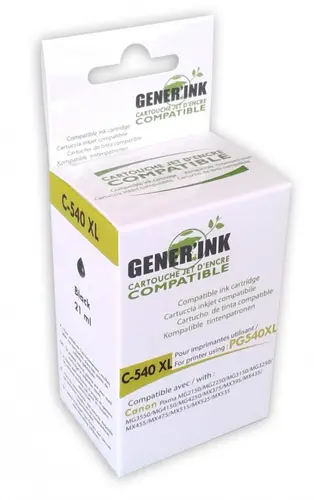 Мастилница GENERINK PG-540XL CANON , Черен