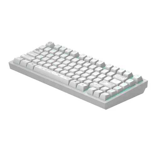Геймърскa безжична клавиатура Dark Project ALU81A Terra Nova R2 White RGB - image 2