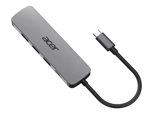 ACER 5in1 TYPE C DONGLE 3x USB 3.0 5Gbps 1x HDMI 4K 1x TYPE C 100W PD