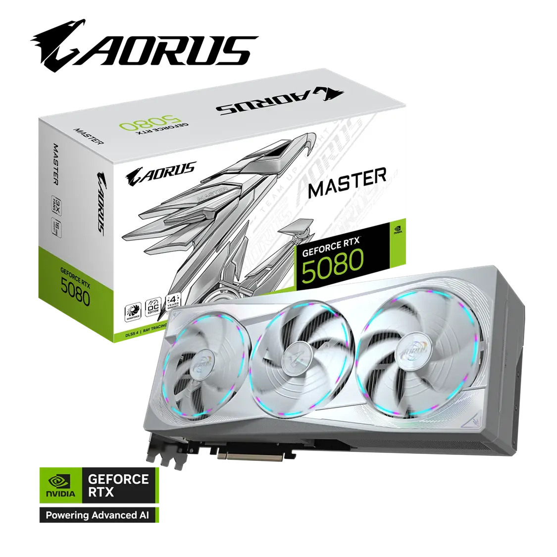 Видео карта, GIGABYTE GB RTX5080 AORUS MASTER ICE 16 - image 5
