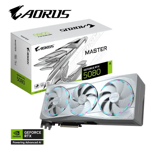 Видео карта, GIGABYTE GB RTX5080 AORUS MASTER ICE 16 - image 5