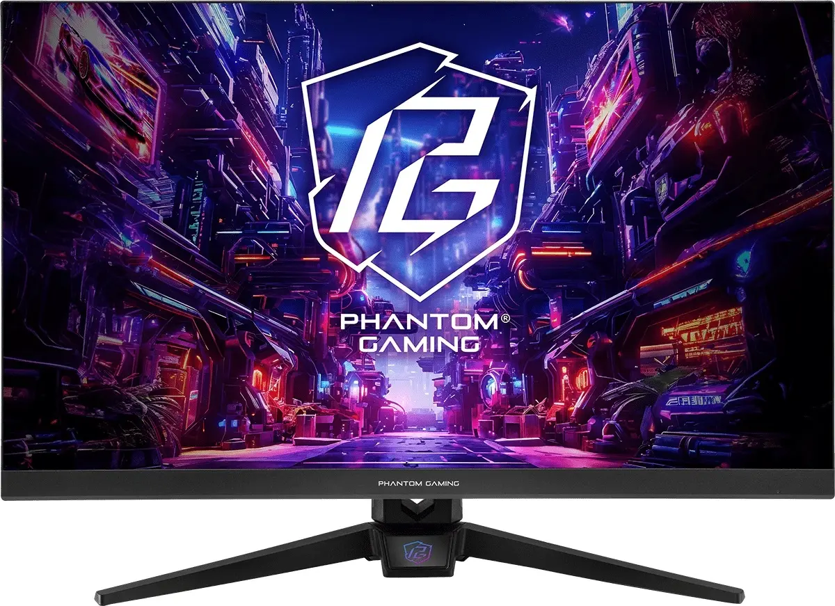Asrock Gaming Monitor, 27" FHD(1920x1080) IPS, Anti Glare, 240 Hz, 99 sRGB, 1000:1, 350 nits, 178/178, 1ms (MPRT), 16:9, Flicker-free, 2x 2W Speakers, 2x HDMI 2.1, 1x DP 1.2, 1x Audio Jack (3.5mm), 3Y
