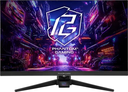 Asrock Gaming Monitor, 27" FHD(1920x1080) IPS, Anti Glare, 240 Hz, 99 sRGB, 1000:1, 350 nits, 178/178, 1ms (MPRT), 16:9, Flicker-free, 2x 2W Speakers, 2x HDMI 2.1, 1x DP 1.2, 1x Audio Jack (3.5mm), 3Y