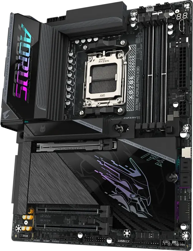 Дънна платка, GIGABYTE GB X870E AORUS PRO X3D - image 2