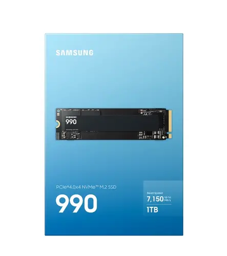 Твърд диск, Samsung SSD 990 1TB PCIe 4.0 NVMe M.2 V-NAND Read 7150 MB/s Write 6450 MB/s - image 4