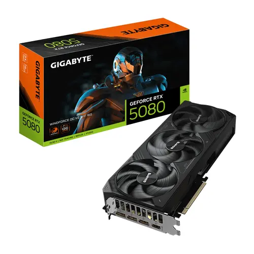 Видео карта GIGABYTE RTX 5080 WINDFORCE OC V2 SFF 16GB GDDR7 - image 8