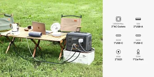 Bluetti Преносима електростанция Portable Power Station Premium 100 V2 - image 6