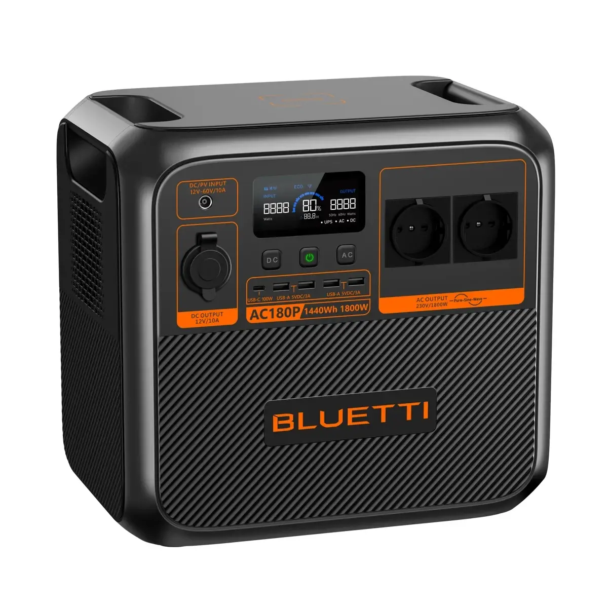 Bluetti Преносима електростанция Portable Power Station AC180P - Premium 150 - image 3