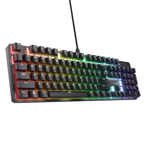 Клавиатура, TRUST GXT 871 Zora Mechanical Gaming Keyboard - Black US - image 2
