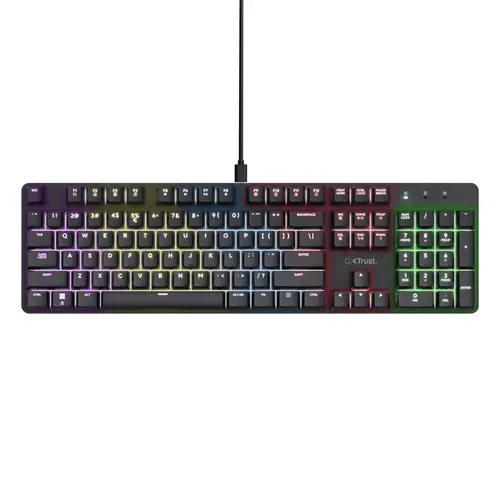 Клавиатура, TRUST GXT 871 Zora Mechanical Gaming Keyboard - Black US - image 3