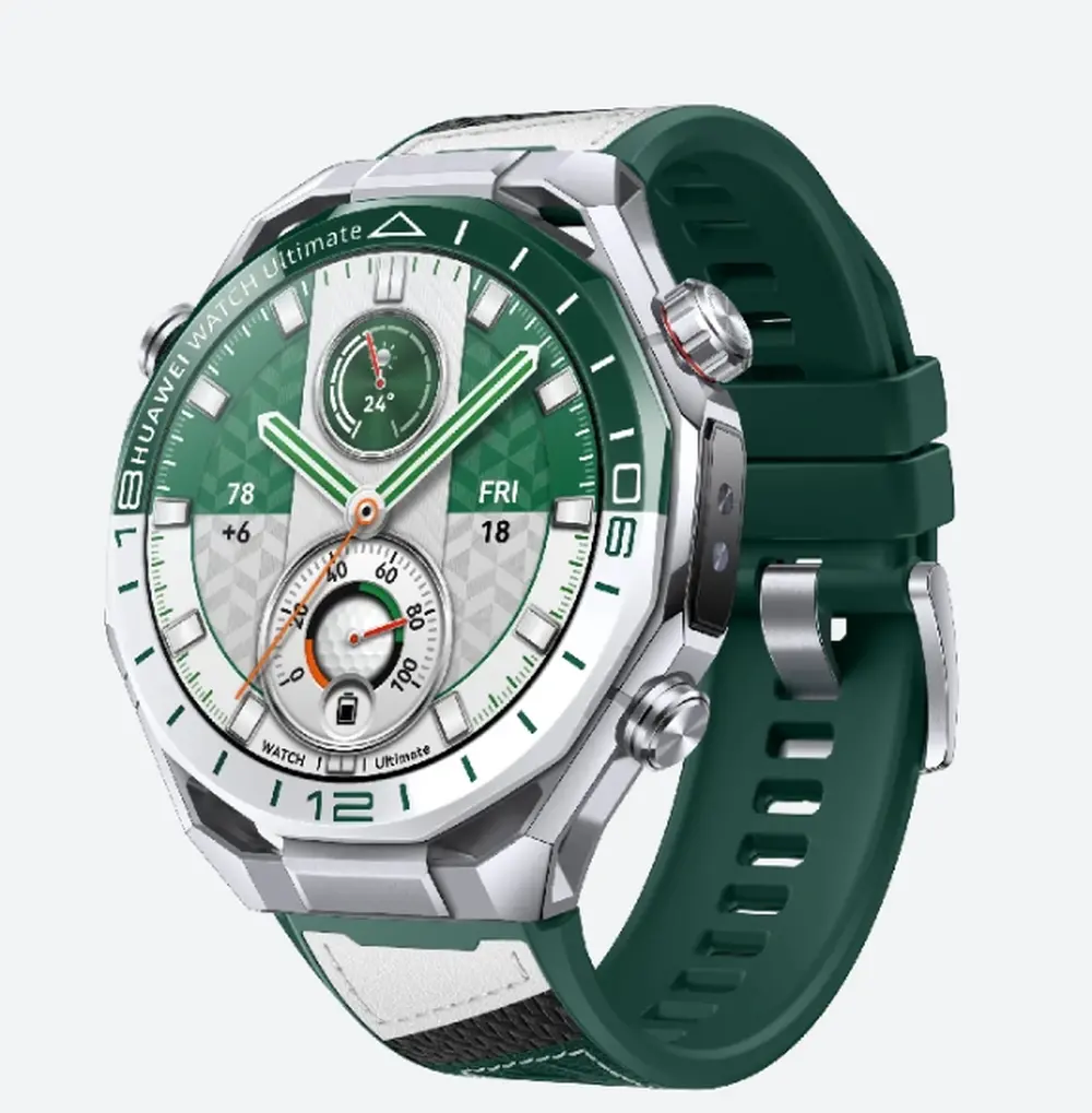 Часовник, Huawei Watch Ultimate 2 March-B39 Green + Huawei FreeBuds 7i Conch-T010 White