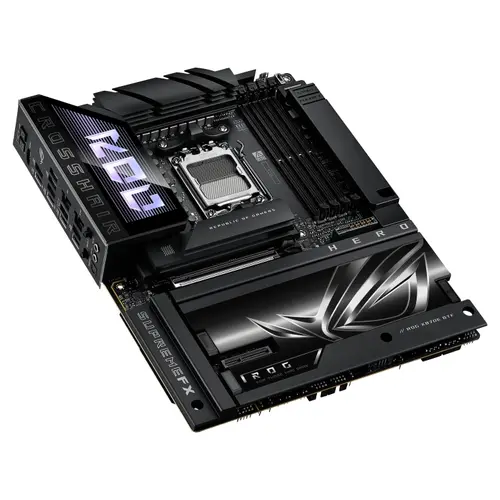 Дънна платка, Asus ROG Crosshair X870E Hero BTF + Asus ROG RYUO IV 360 ARGB - image 2