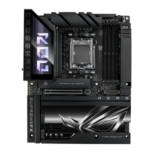 Дънна платка, Asus ROG Crosshair X870E Hero BTF + Asus ROG RYUO IV 360 ARGB