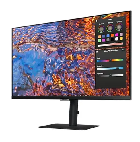 Монитор, Samsung 27B800, 27" IPS LED, 60 Hz, 5 ms GTG, 3840x2160, 300 cd/m2, Flicker Free, PBP, PIP, USB-C 90W, 3xUSB 3.0, Display Port 1.4, 2xHDMI 2.2, Black + Logitech MK250 - Graphite - USINTL - image 1