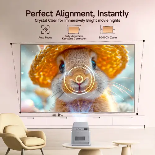 MagCubic мултимедиен проектор Home Multimedia Projector X7 - 4K, Android 14, Wi-Fi, Bluetooth 5.4 - 12