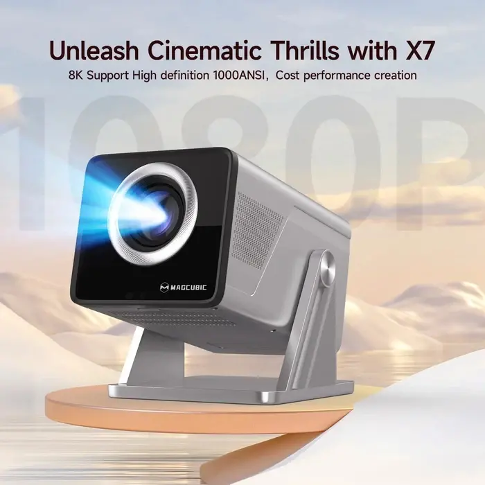 MagCubic мултимедиен проектор Home Multimedia Projector X7 - 4K, Android 14, Wi-Fi, Bluetooth 5.4 - image 2