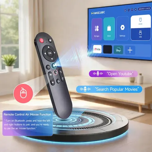 MagCubic преносим мултимедиен проектор Portable Multimedia Projector HY320 Pro - 4K, Android 14, Wi-Fi, Bluetooth 5.4 - image 6