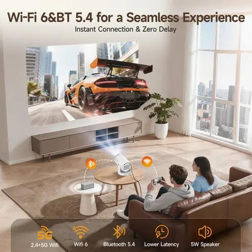 MagCubic преносим мултимедиен проектор Portable Multimedia Projector HY320 Pro - 4K, Android 14, Wi-Fi, Bluetooth 5.4 - image 7